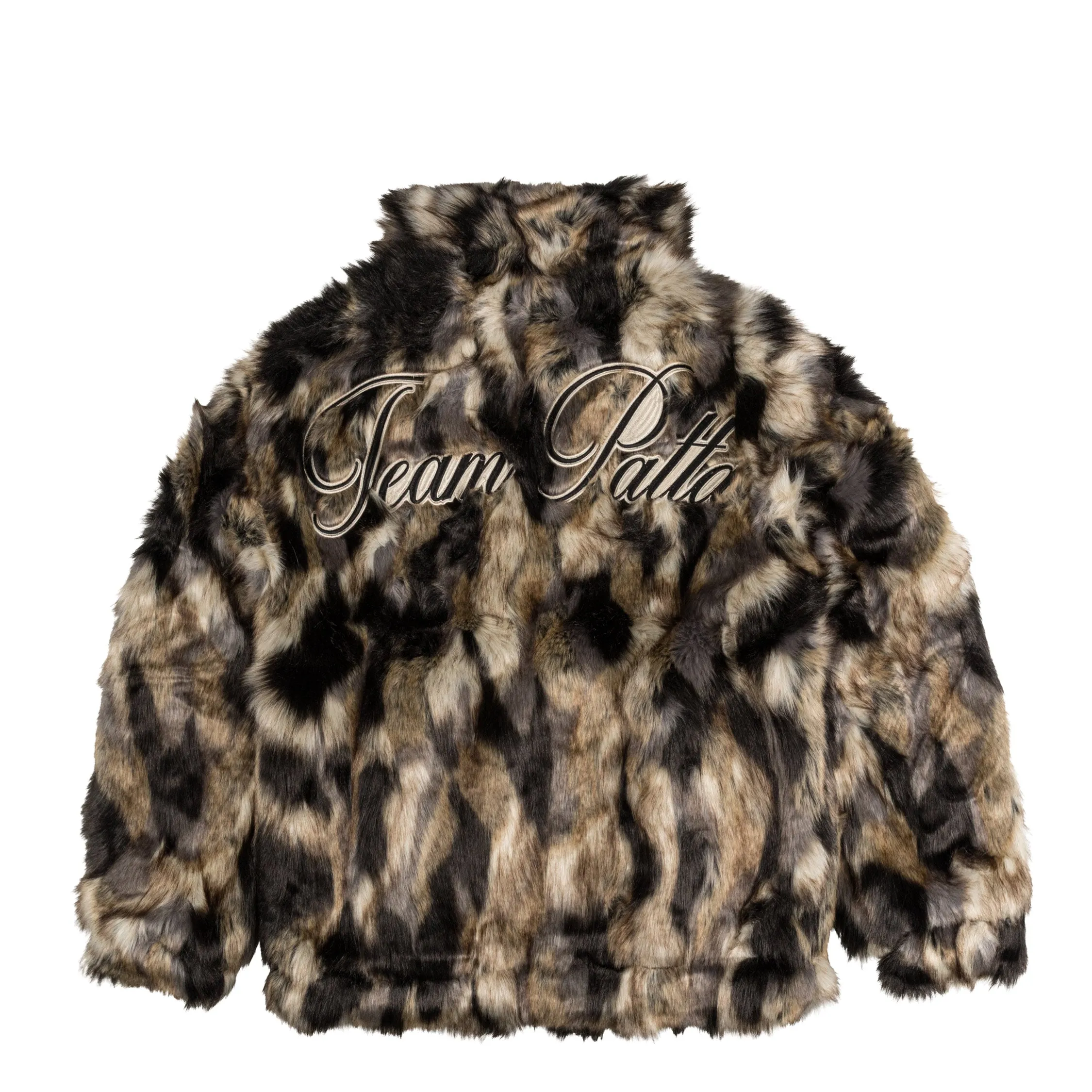 Patta Faux Fur Patchwork Jacket sold by Asphalt Gold
