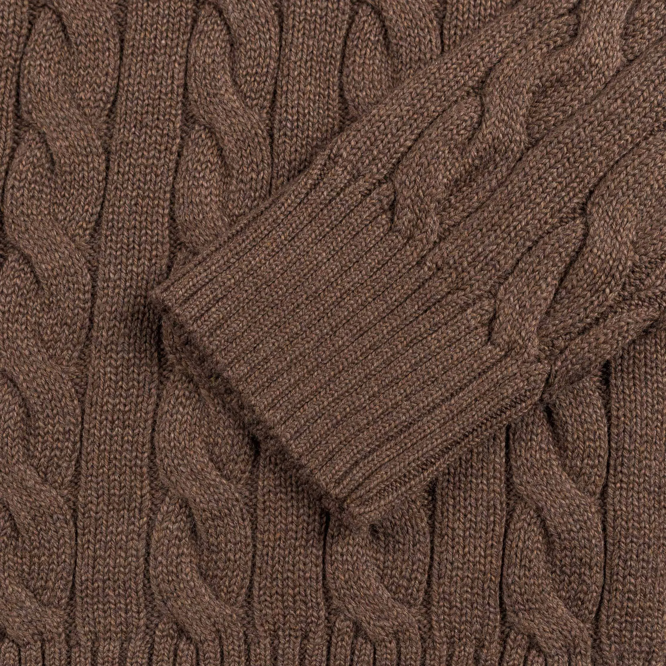 Polo Ralph Lauren Cable-Knit Cotton Quarter-Zip Jumper sold by Asphalt Gold product image thumbnail 3