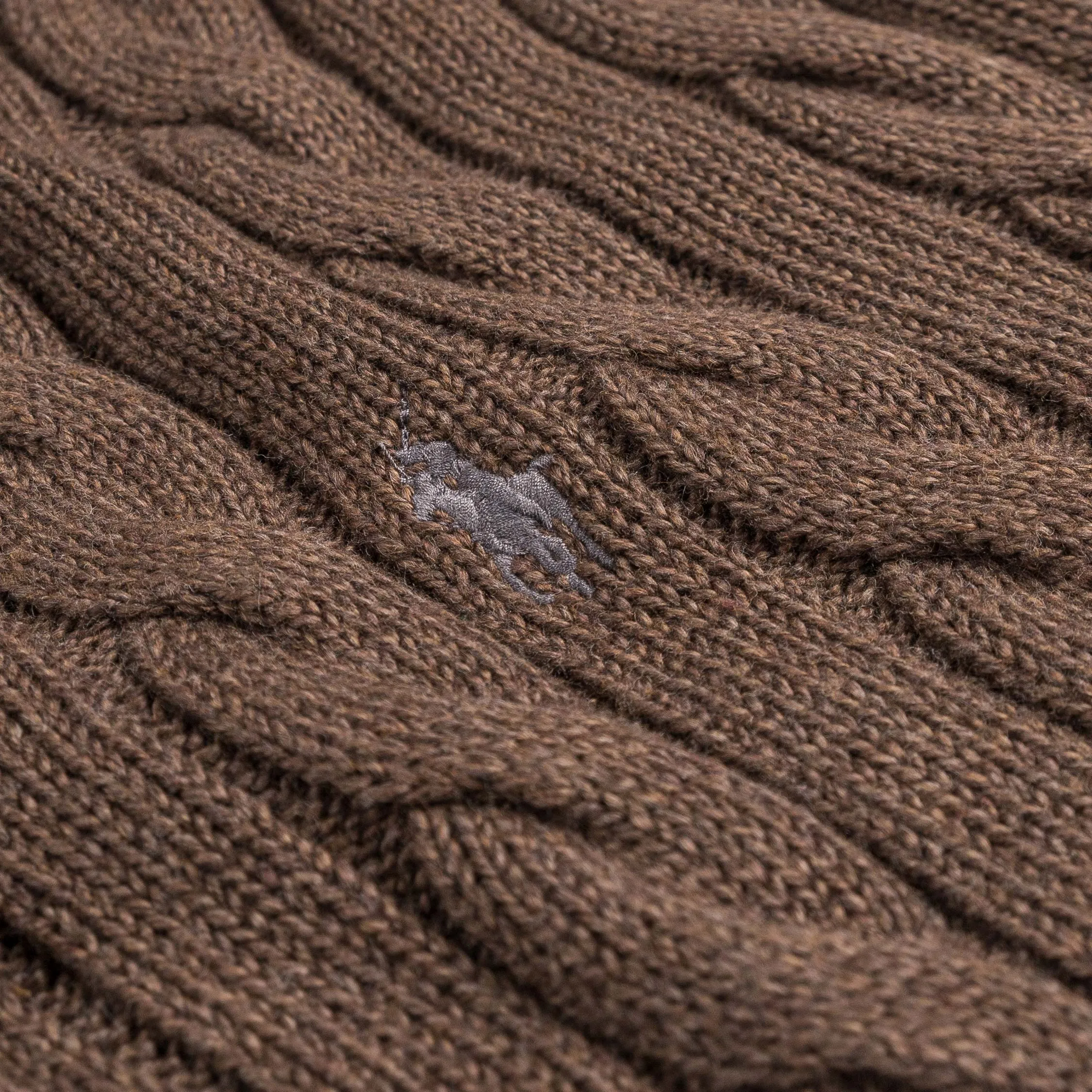 Polo Ralph Lauren Cable-Knit Cotton Quarter-Zip Jumper sold by Asphalt Gold product image thumbnail 4