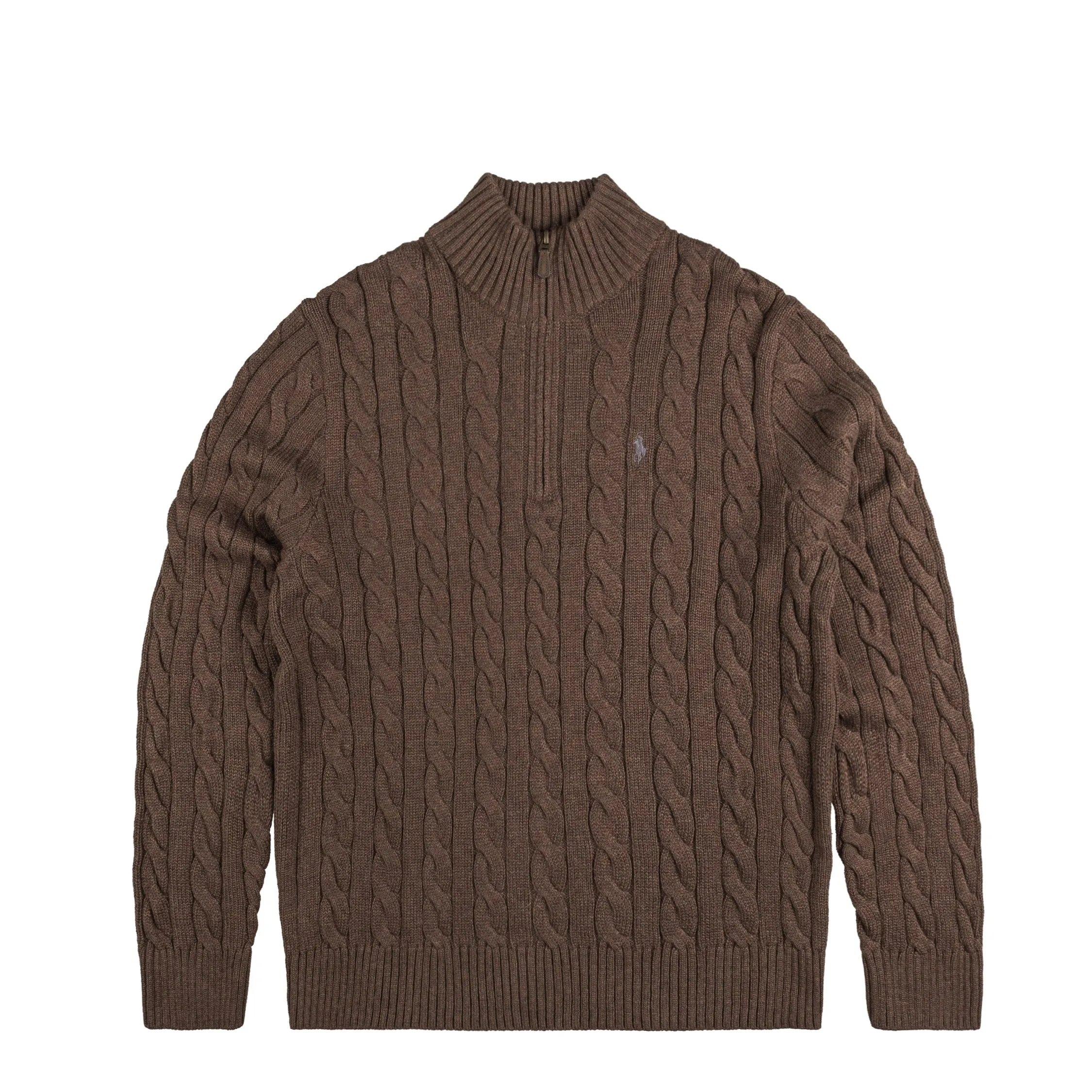 Polo Ralph Lauren Cable-Knit Cotton Quarter-Zip Jumper sold by Asphalt Gold