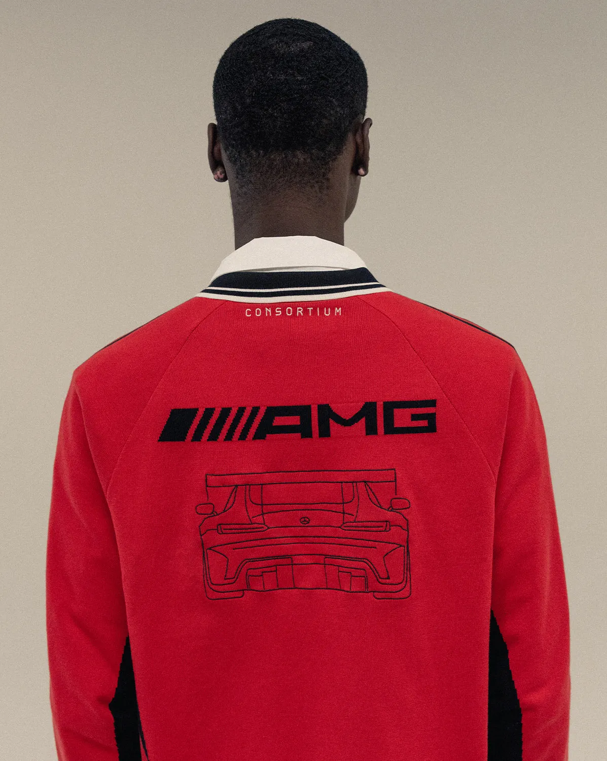 Adidas Consortium for Mercedes-AMG Motorsport Knit Jersey Sweatshirt sold by Asphalt Gold product image thumbnail 2