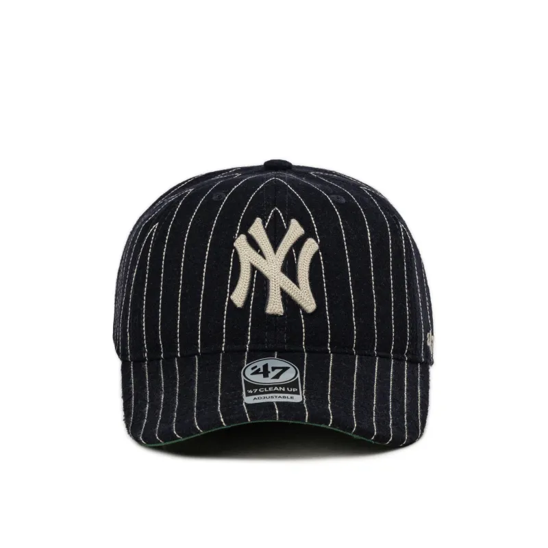 47 MLB New York Yankees Wool Pinstripe *Clean Up* Cap sold by Asphalt Gold