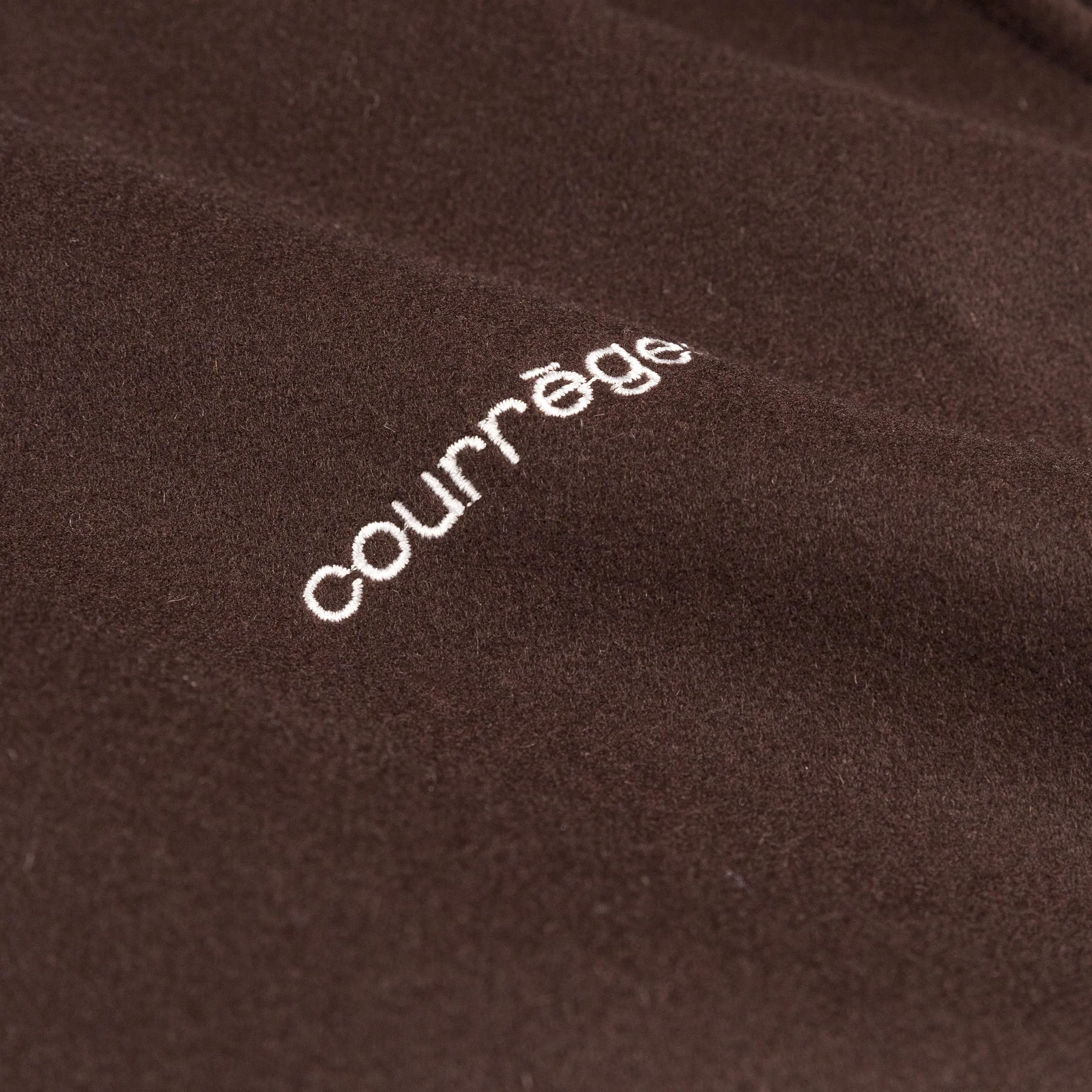 Courreges Embroidered Wool & Silk Overshirt sold by Asphalt Gold product image thumbnail 4