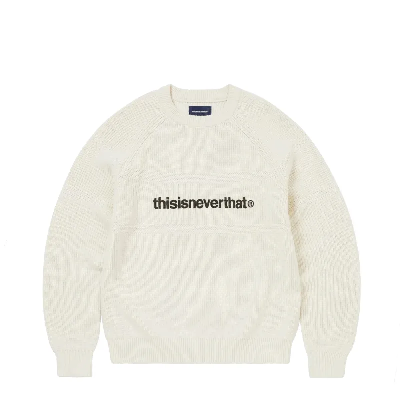 thisisneverthat T-Logo Knit Sweater sold by Asphalt Gold