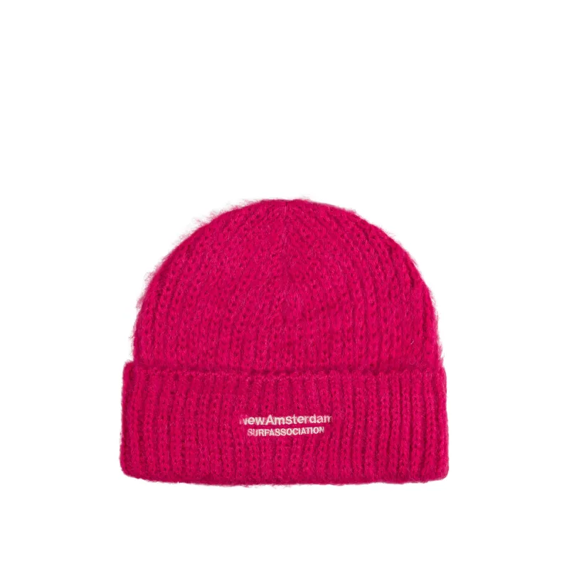 New Amsterdam Surf Association Fuzzy Logo Beanie sold by Asphalt Gold
