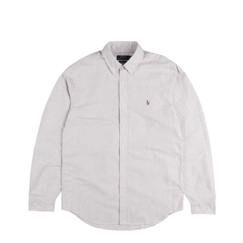 Polo Ralph Lauren Custom Fit Striped Oxford Shirt sold by Asphalt Gold