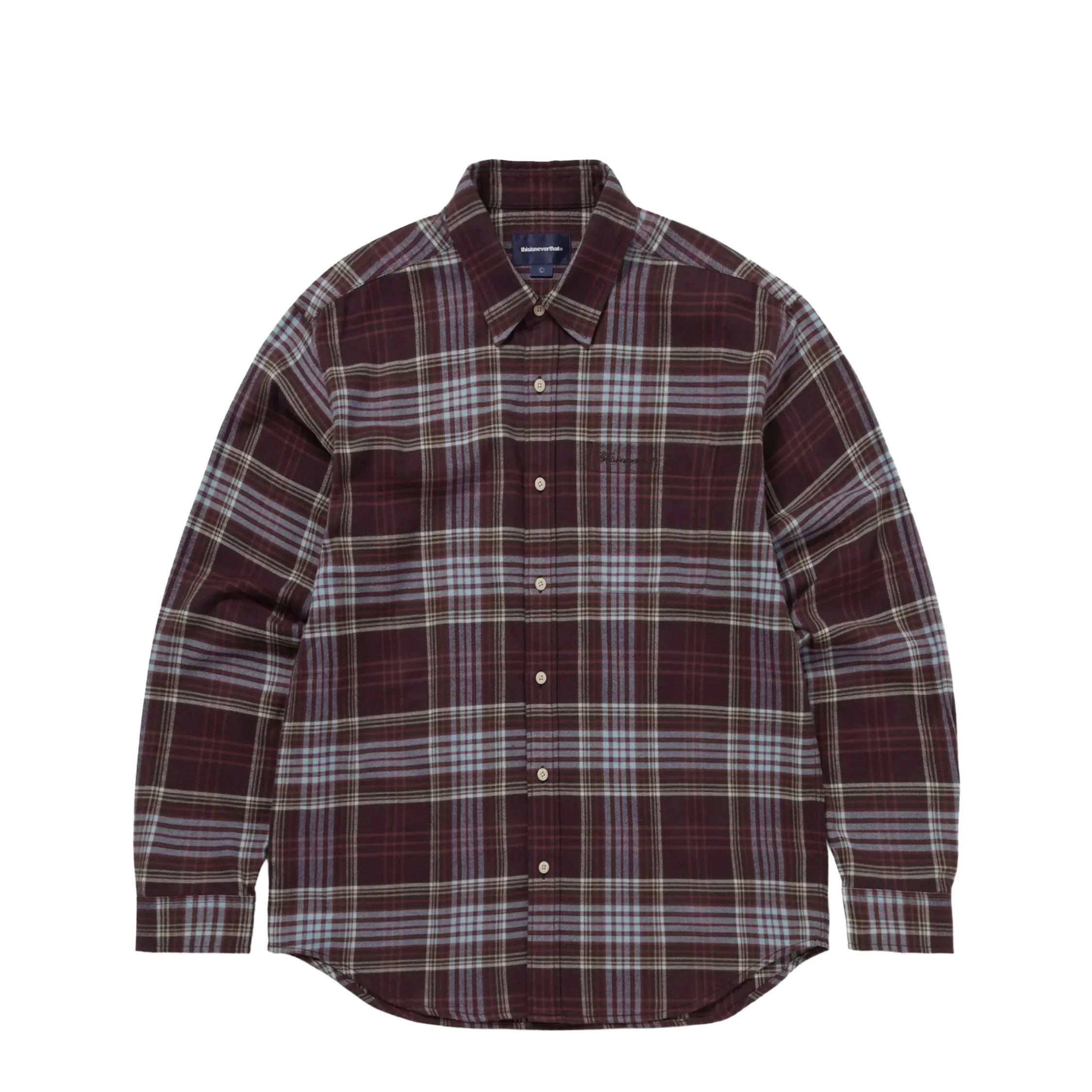 thisisneverthat Flannel Check Shirt sold by Asphalt Gold