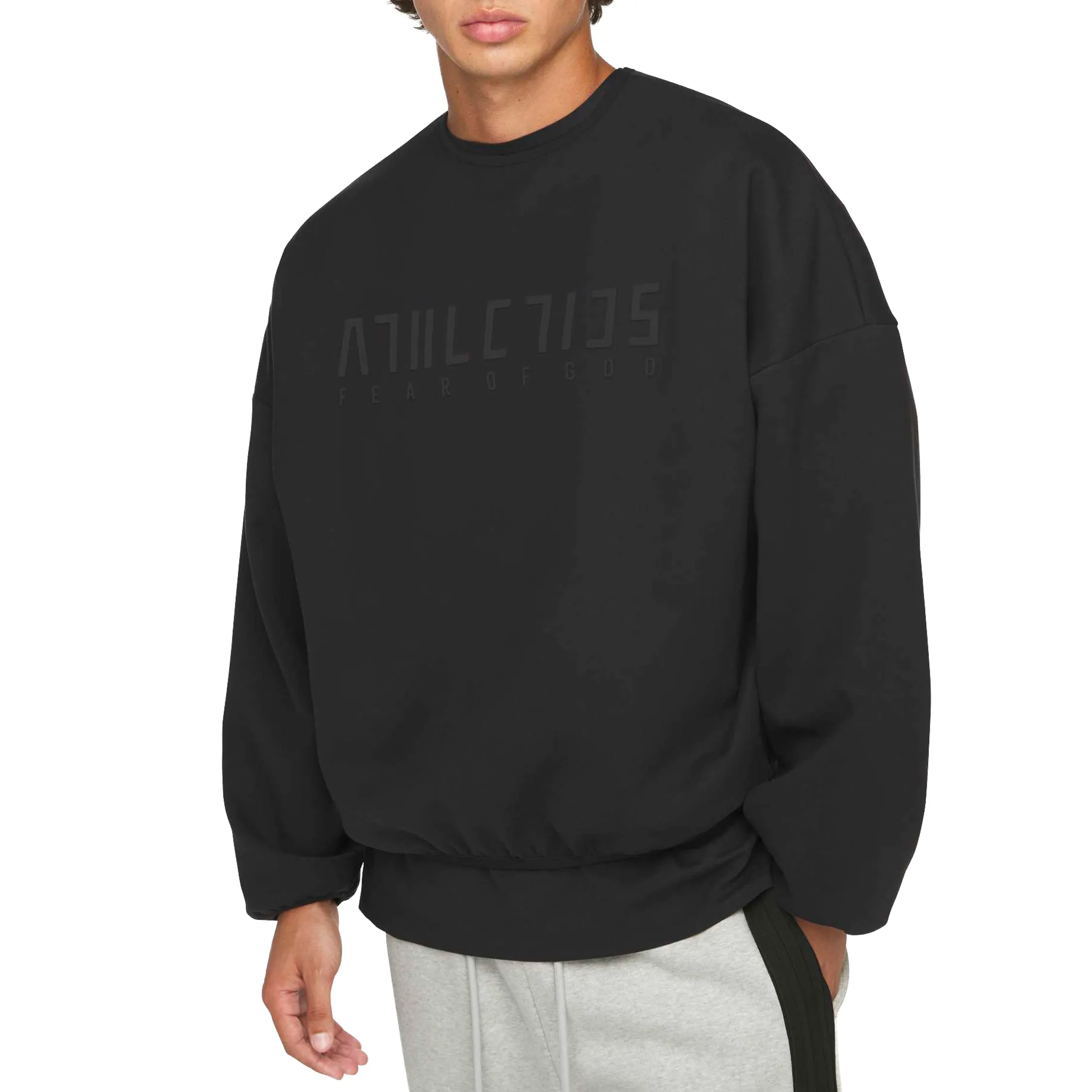 Adidas x Fear Of God Athletics Suede Fleece Crewneck sold by Asphalt Gold product image thumbnail 4