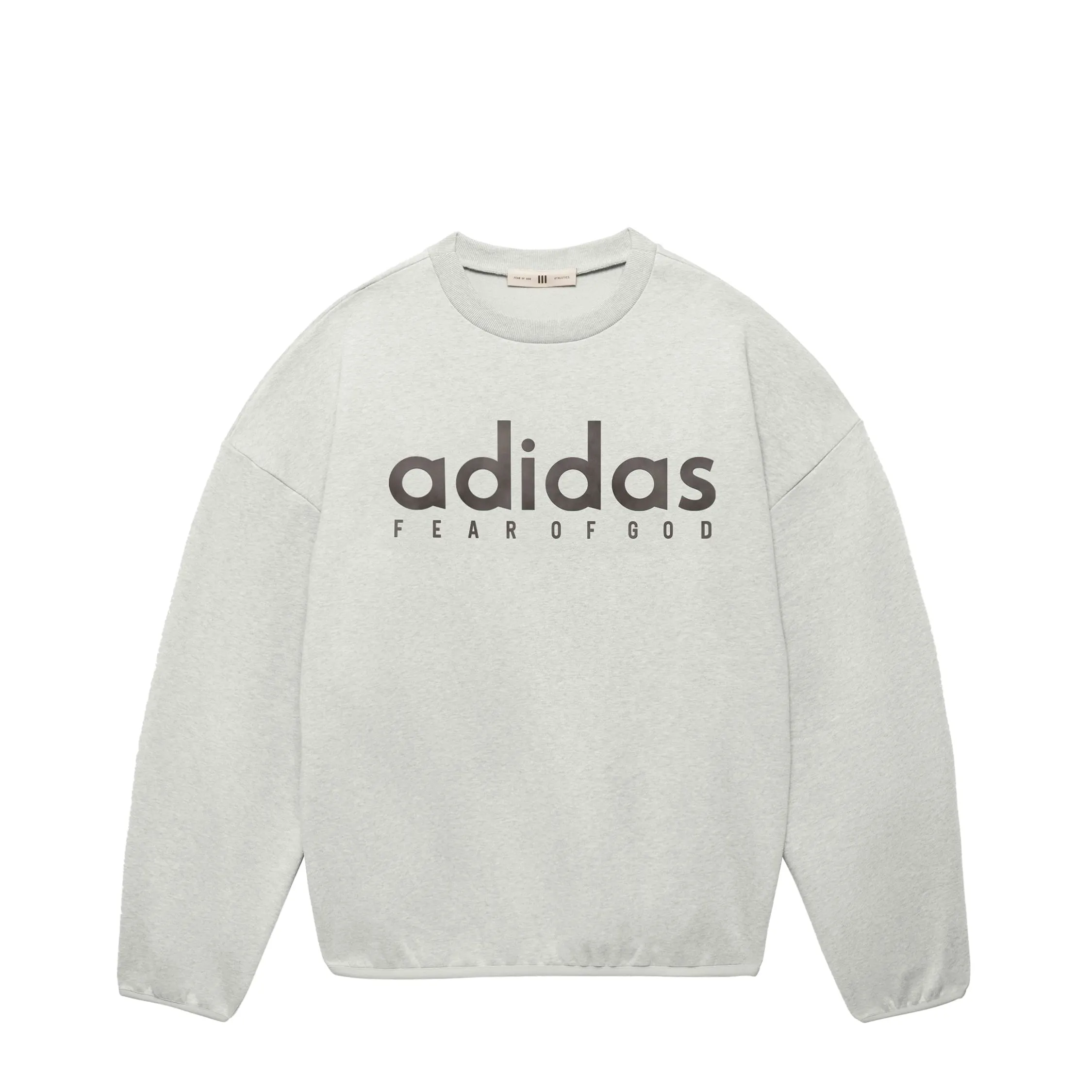 Adidas x Fear Of God Athletics Heather Fleece Crewneck sold by Asphalt Gold