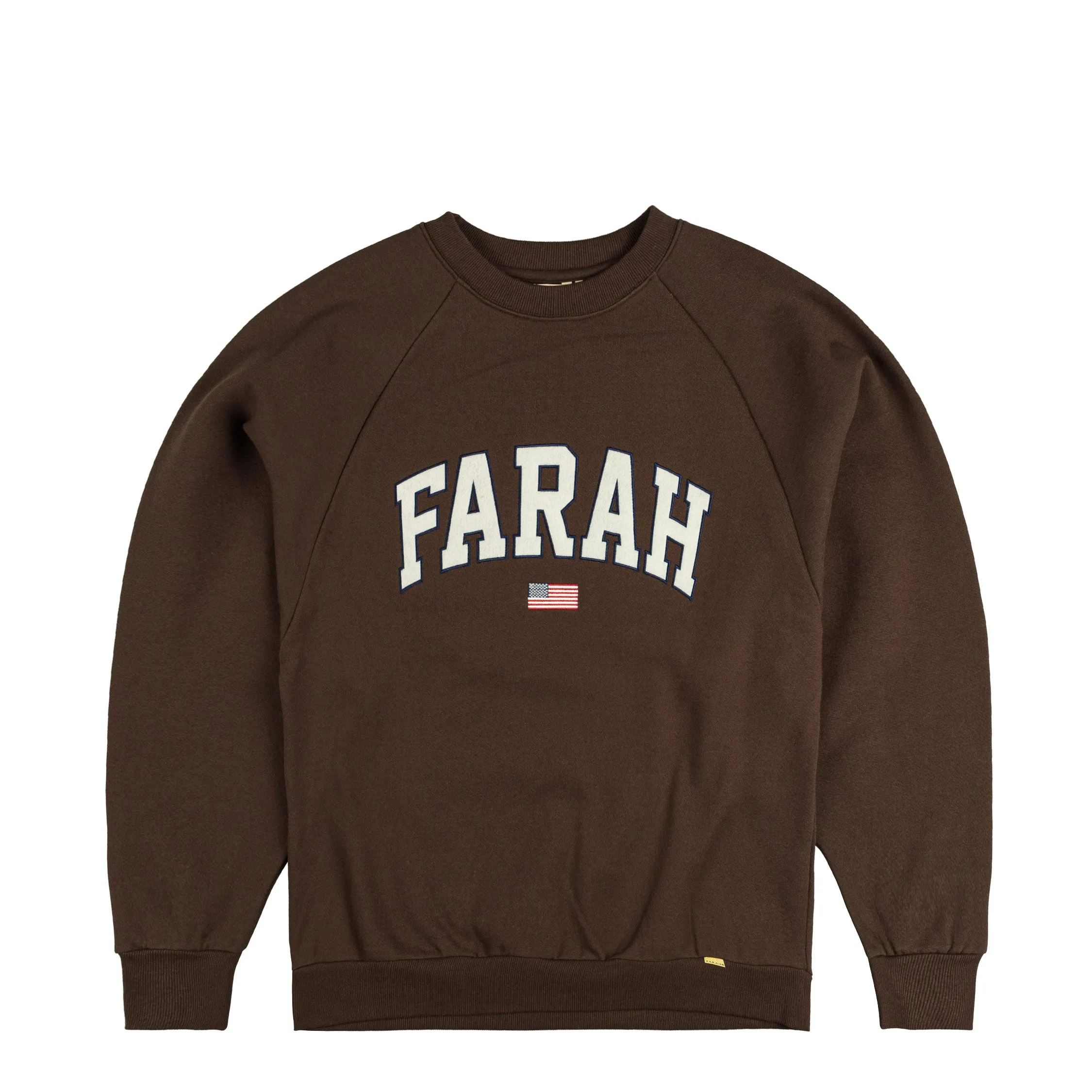 Farah Japan Embroidered Patch Logo Sweatshirt College Logo sold by Asphalt Gold
