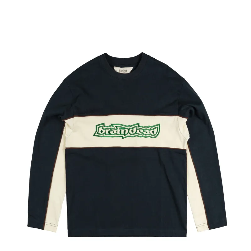 Brain Dead Heavyweight Paneled Long Sleeve Shirt sold by Asphalt Gold