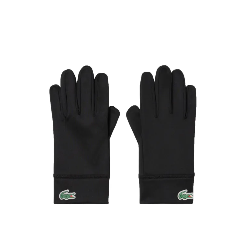 Lacoste Reflective Crocodile Gloves sold by Asphalt Gold