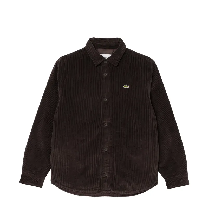Lacoste Oversized Corduroy Overshirt sold by Asphalt Gold