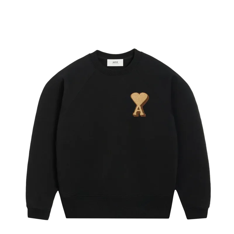 AMI Paris Ami De Coeur Patch Sweatshirt sold by Asphalt Gold