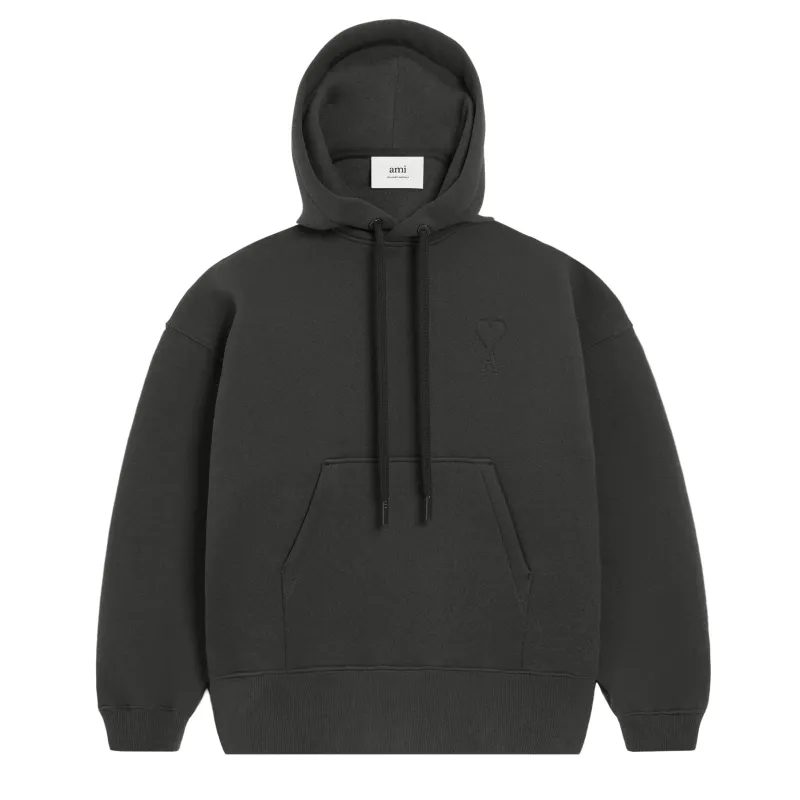 AMI Paris Embossed Ami De Coeur Hoodie sold by Asphalt Gold