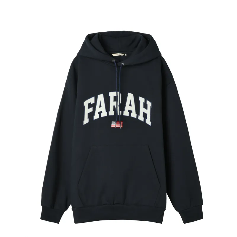 Farah Japan Embroidered Patch Logo Hoodie College Logo sold by Asphalt Gold