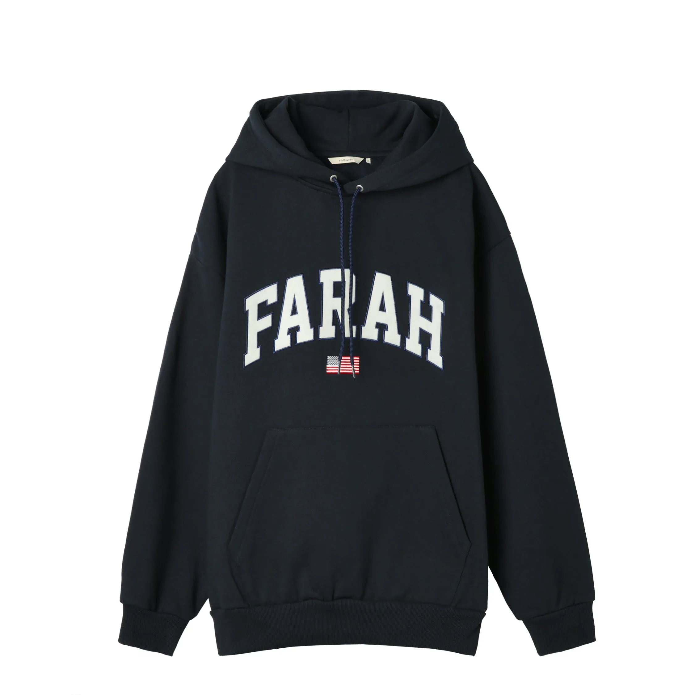 Farah Japan Embroidered Patch Logo Hoodie College Logo sold by Asphalt Gold