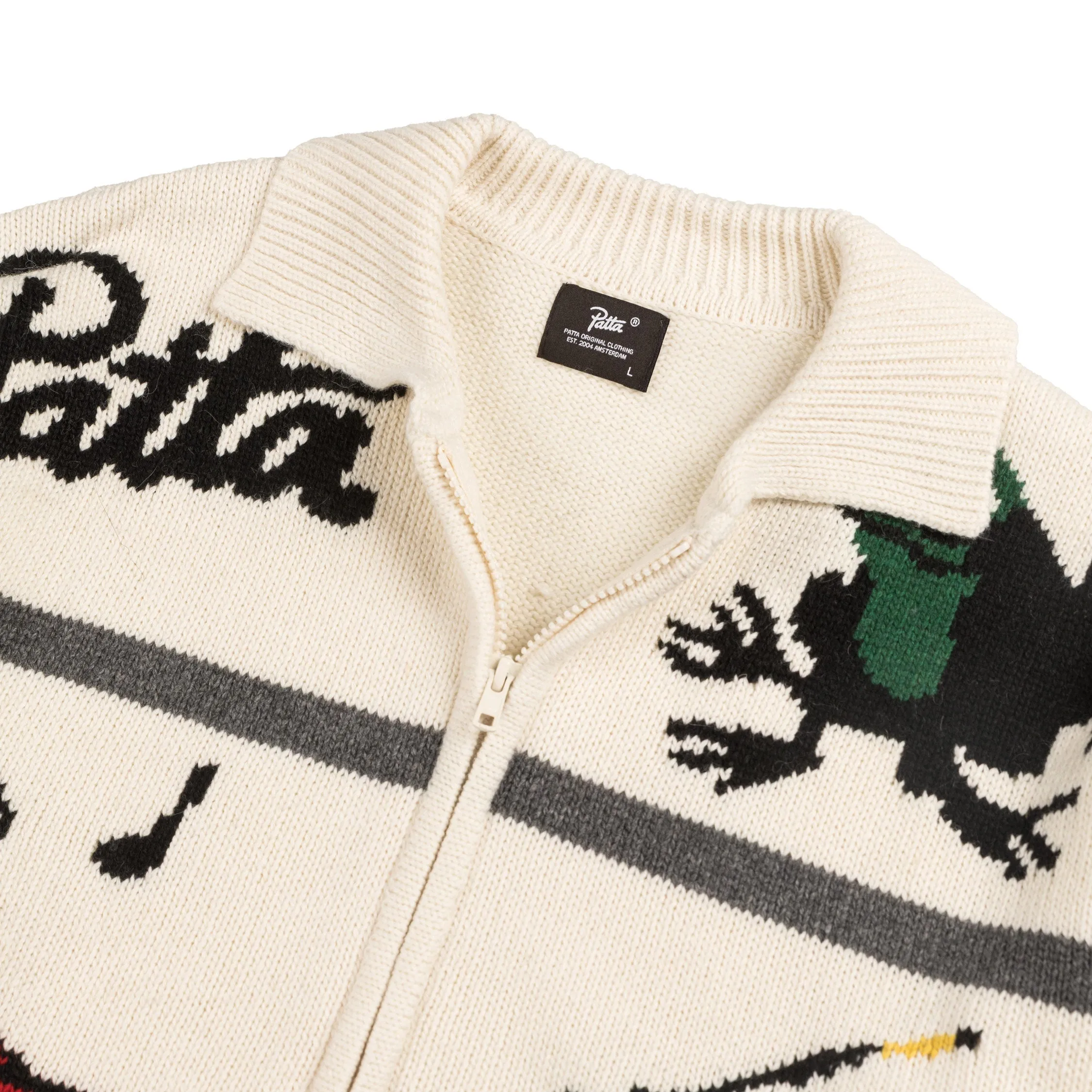 Patta Perfect Day Knitted Cardigan sold by Asphalt Gold product image thumbnail 2