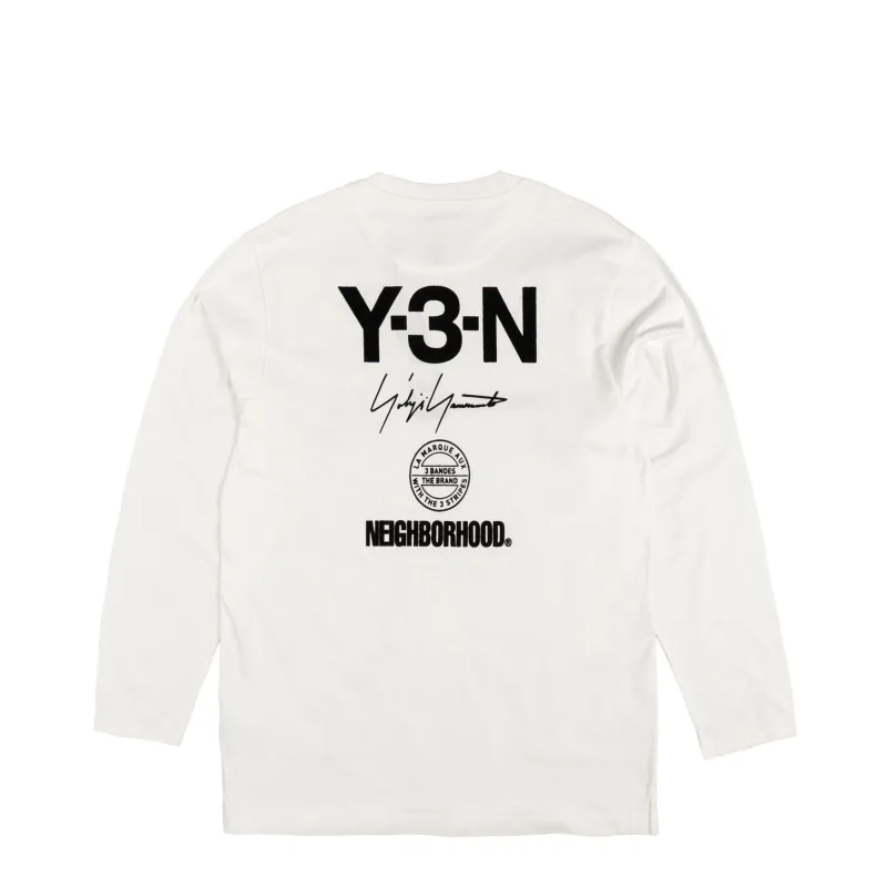 Adidas Y-3 x NBHD Logo Longsleeve Tee made by Asphalt Gold