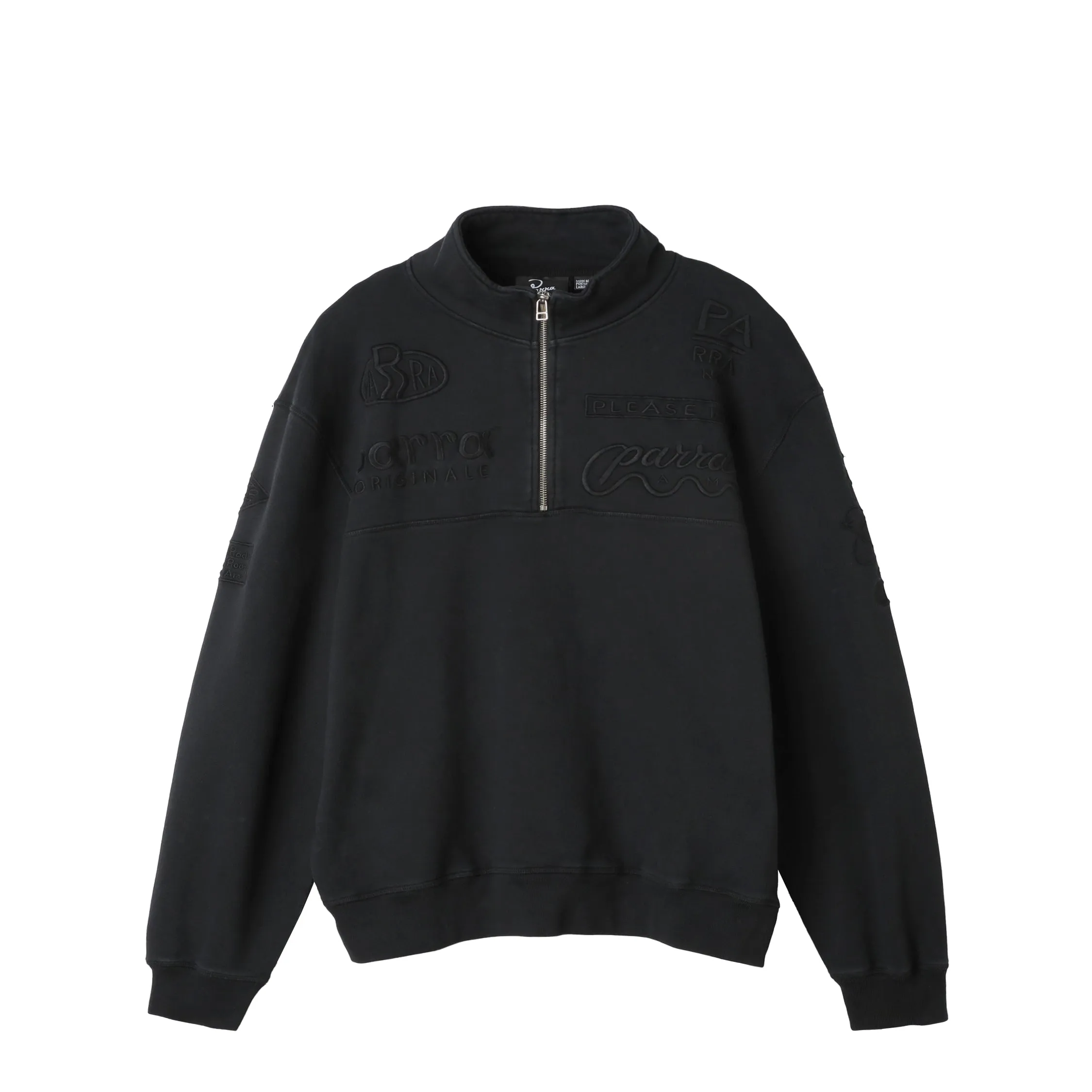 By Parra Media Training Quarter Zip Pullover sold by Asphalt Gold