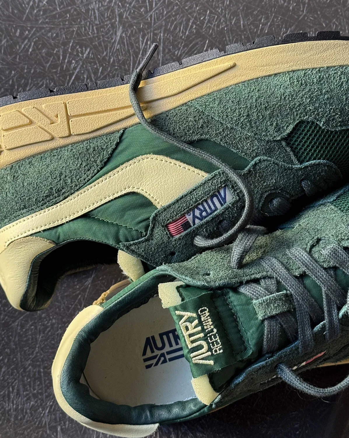 Autry Reelwind Low *Suede / Net* sold by Asphalt Gold product image thumbnail 3