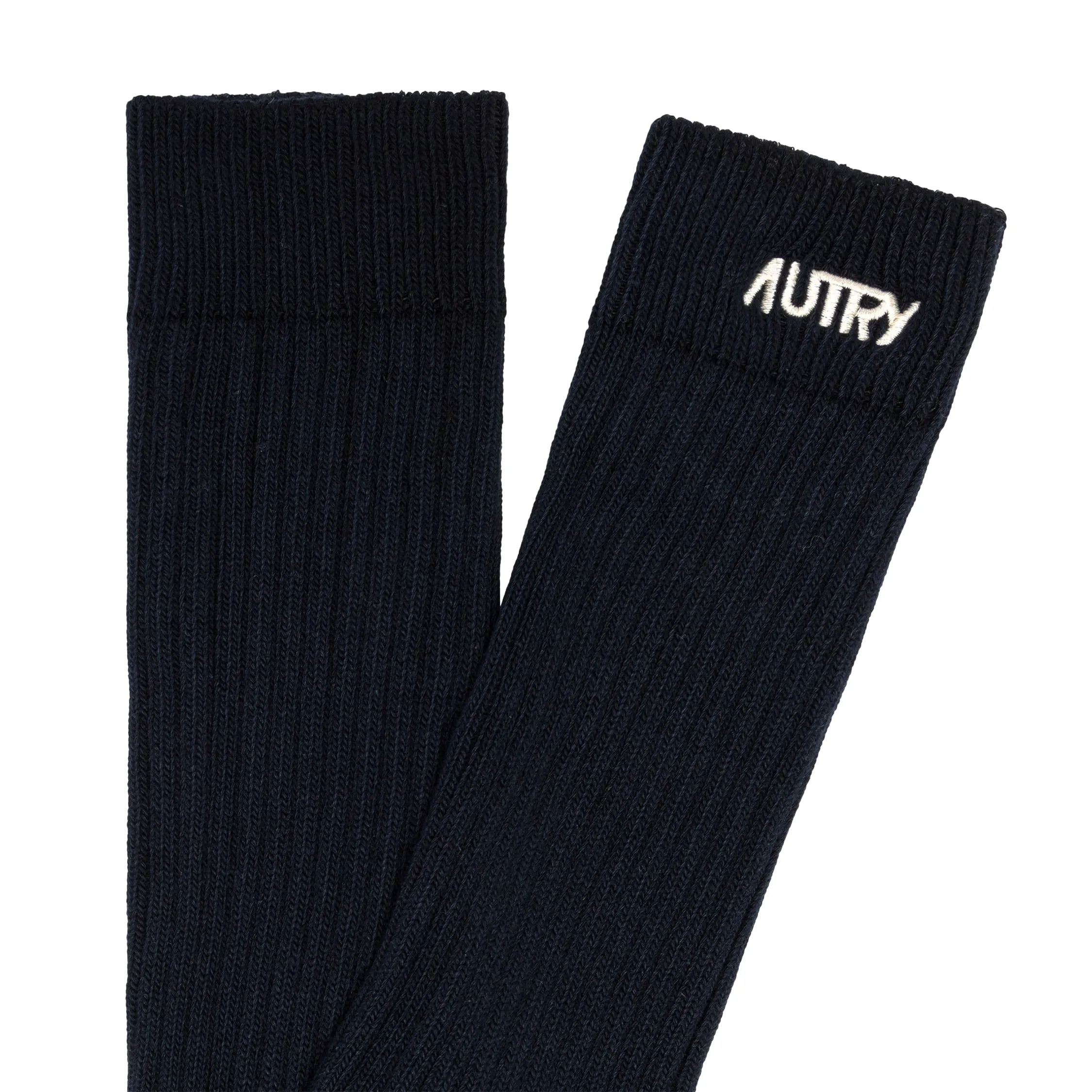 Autry Ribbed Socks with Embroidered Logo sold by Asphalt Gold product image thumbnail 2