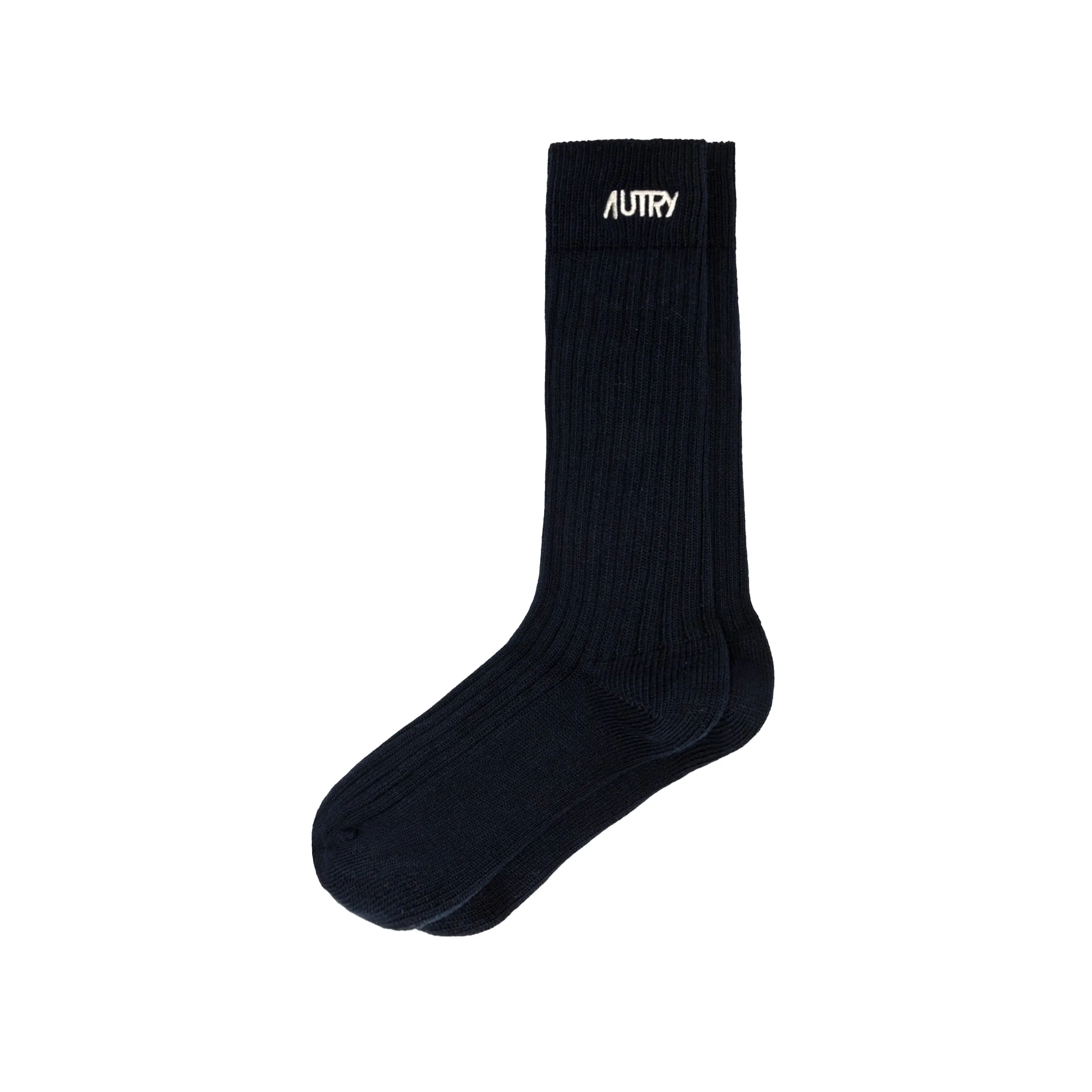 Autry Ribbed Socks with Embroidered Logo sold by Asphalt Gold