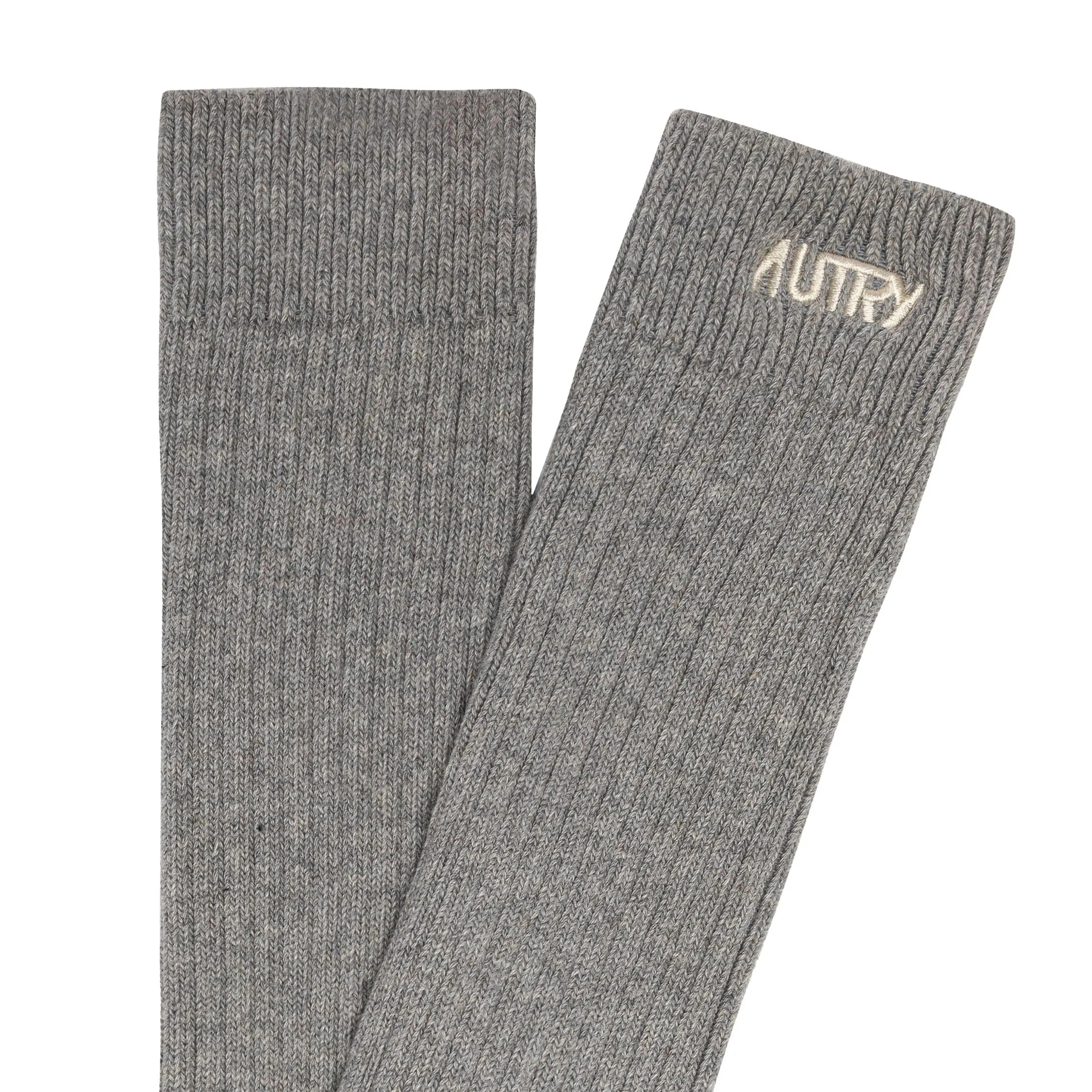 Autry Ribbed Socks with Embroidered Logo sold by Asphalt Gold product image thumbnail 2