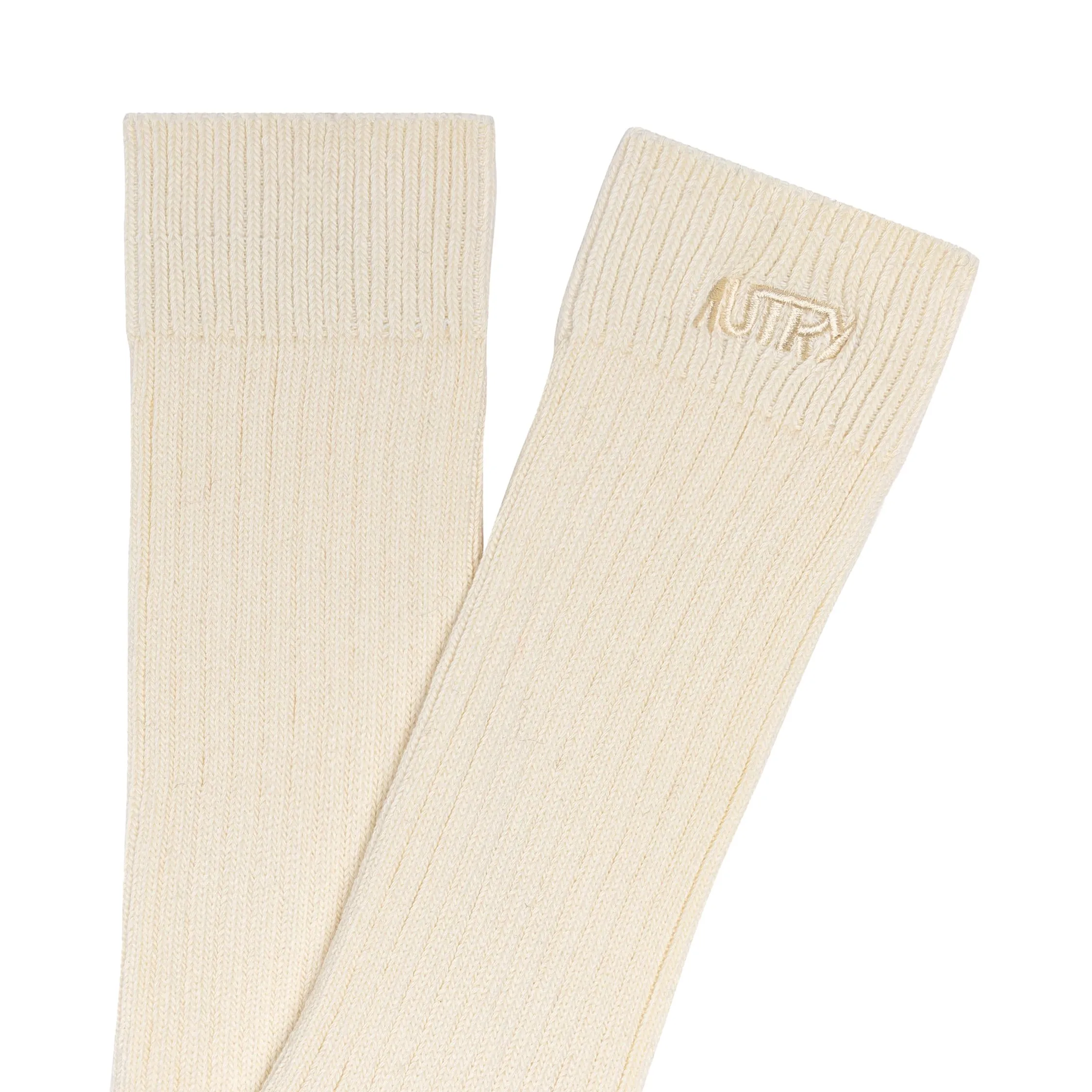 Autry Ribbed Socks with Embroidered Logo sold by Asphalt Gold product image thumbnail 2
