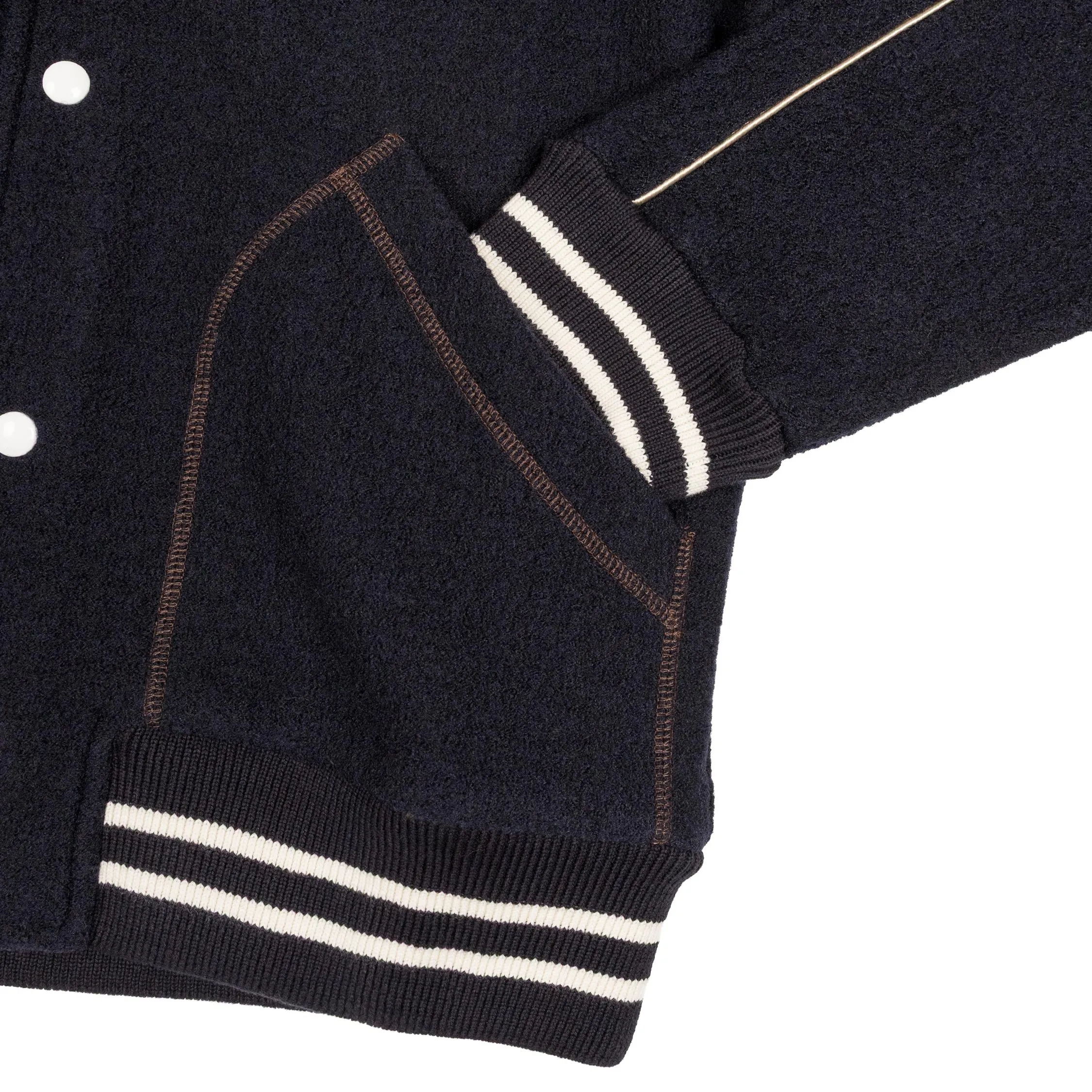 Wales Bonner October Varsity Jacket sold by Asphalt Gold product image thumbnail 3