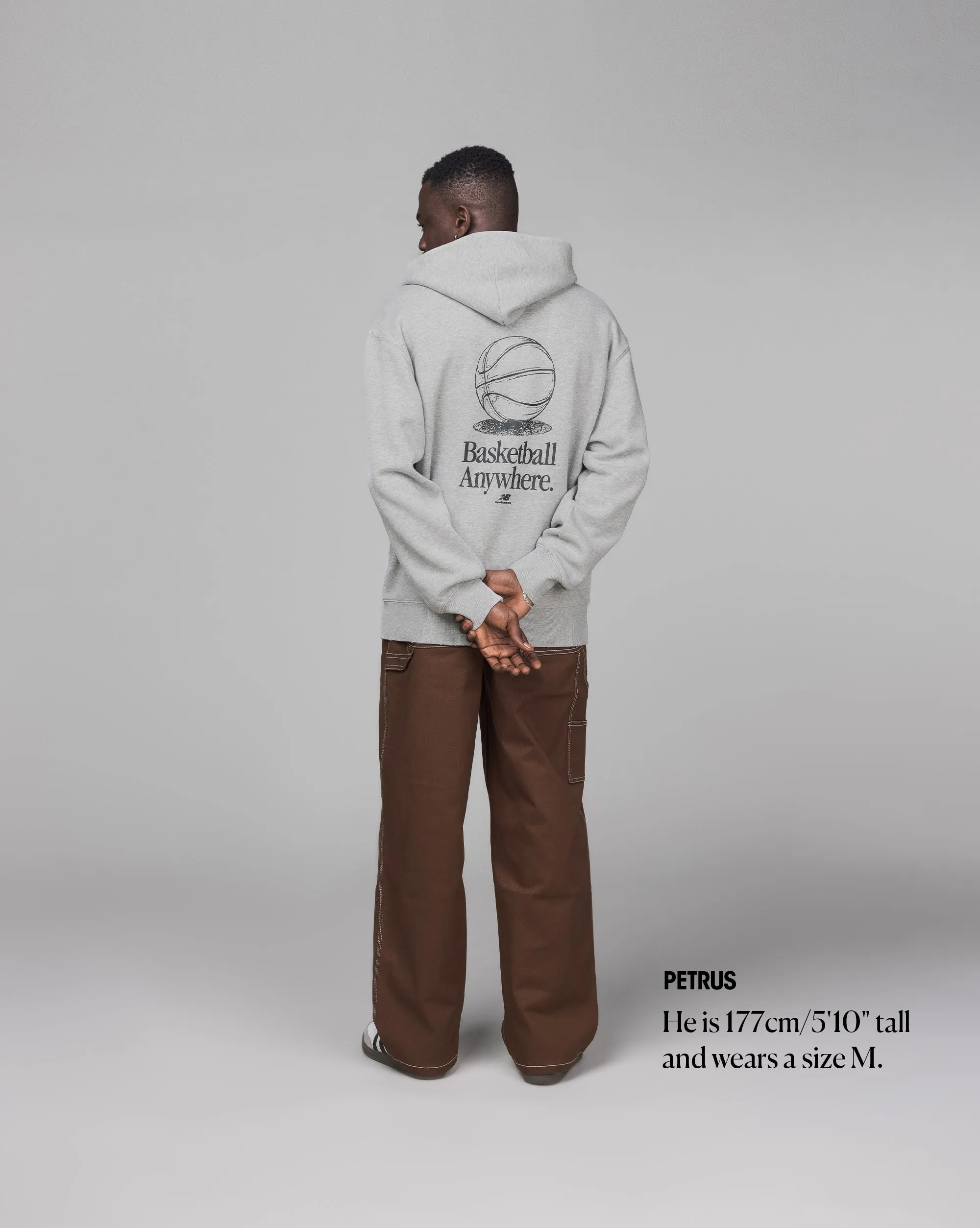 New Balance Hoops Fleece Hoodie sold by Asphalt Gold product image thumbnail 2