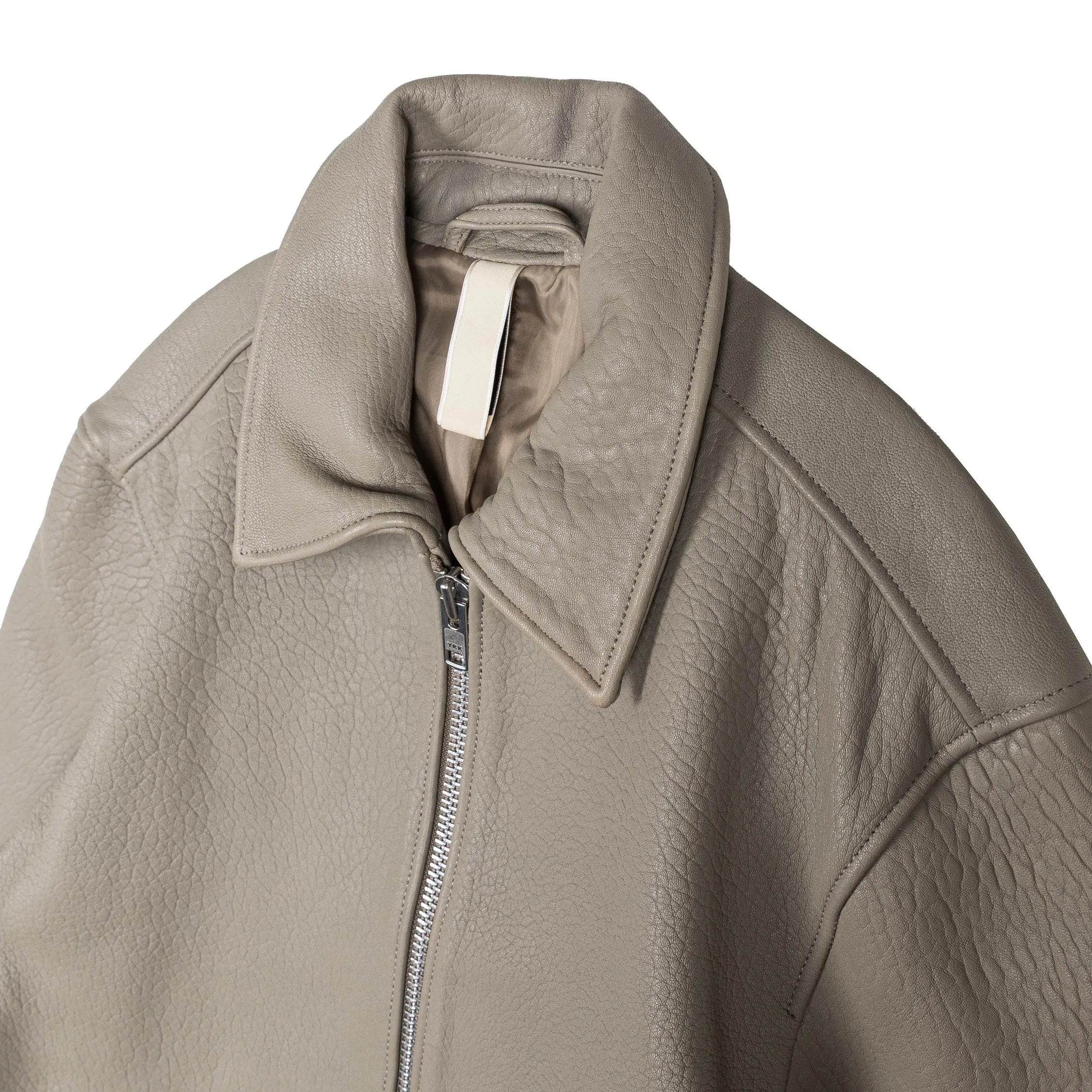 Sunflower Short Leather Jacket sold by Asphalt Gold product image thumbnail 3