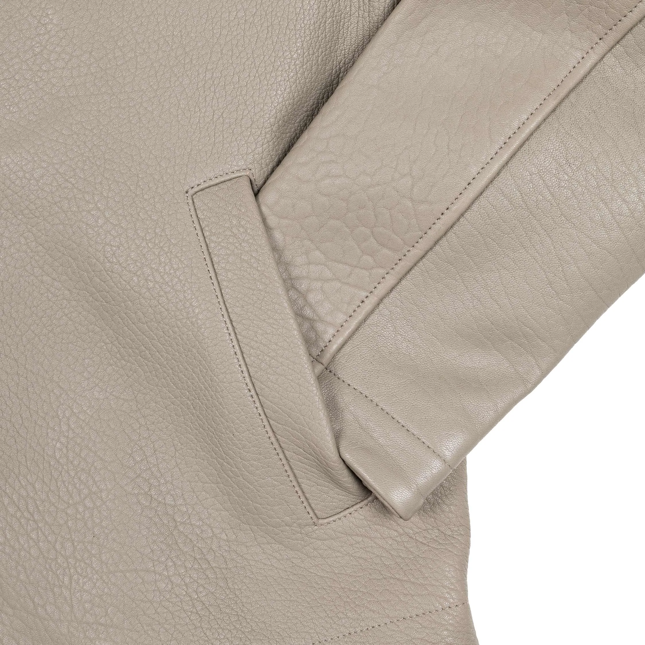 Sunflower Short Leather Jacket sold by Asphalt Gold product image thumbnail 4