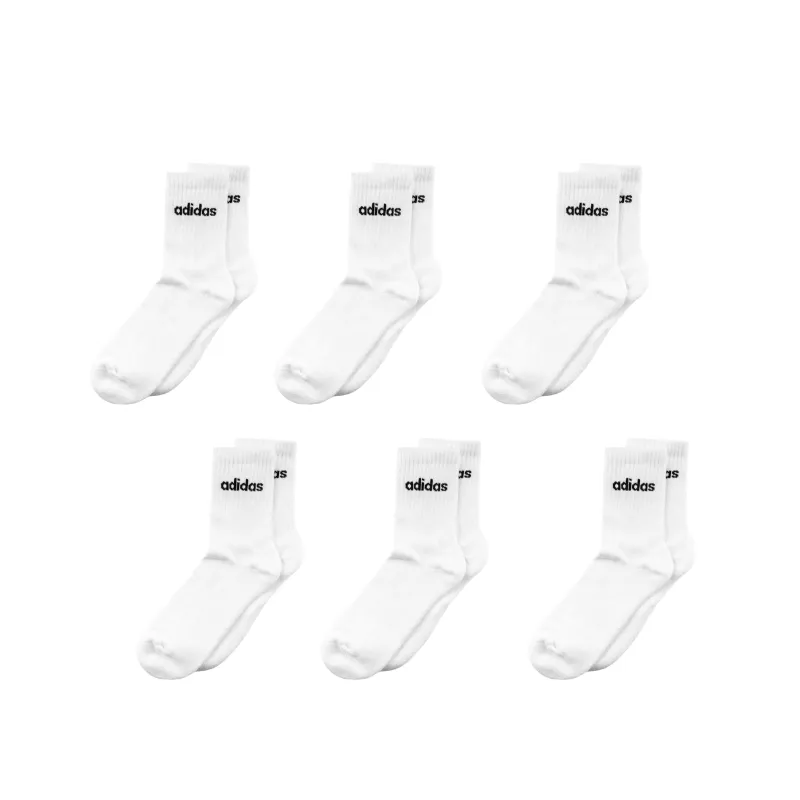 Adidas Cushioned Linear Crew Socks 6 Pack sold by Asphalt Gold