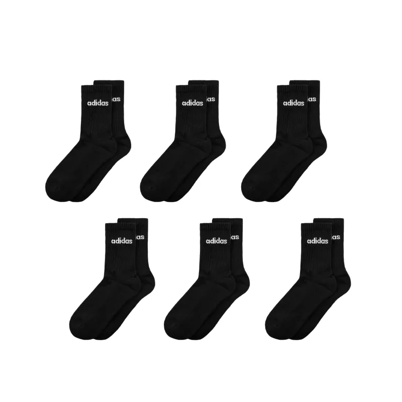 Adidas Cushioned Linear Crew Socks 6 Pack sold by Asphalt Gold