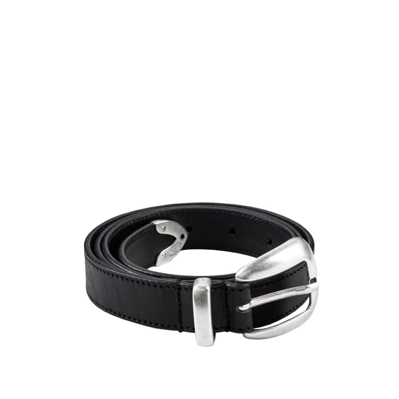 Molebo Soft Leather Triple Hardware Belt sold by Asphalt Gold