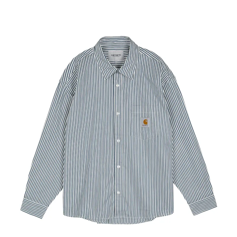 Carhartt WIP L/S Daldry Shirt sold by Asphalt Gold