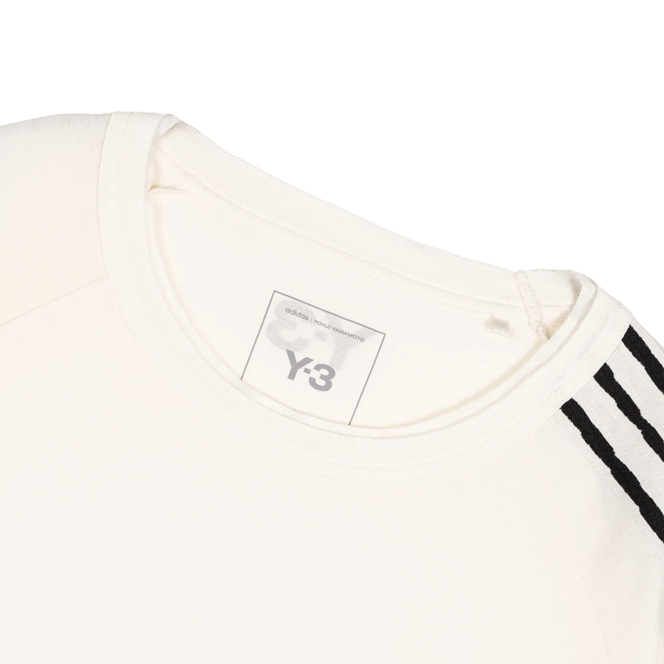 Adidas Y-3 Raw Edge 3 Stripes Tee sold by Asphalt Gold product image thumbnail 2