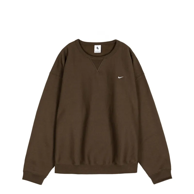 Nike Solo Swoosh Fleece Crewneck sold by Asphalt Gold