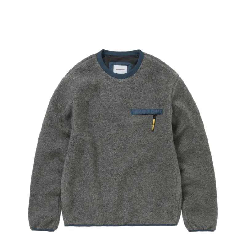 thisisneverthat *Gore-Tex Windstopper* Wool Fleece Crewneck sold by Asphalt Gold