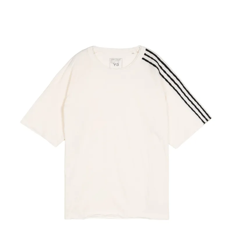 Adidas Y-3 Raw Edge 3 Stripes Tee sold by Asphalt Gold