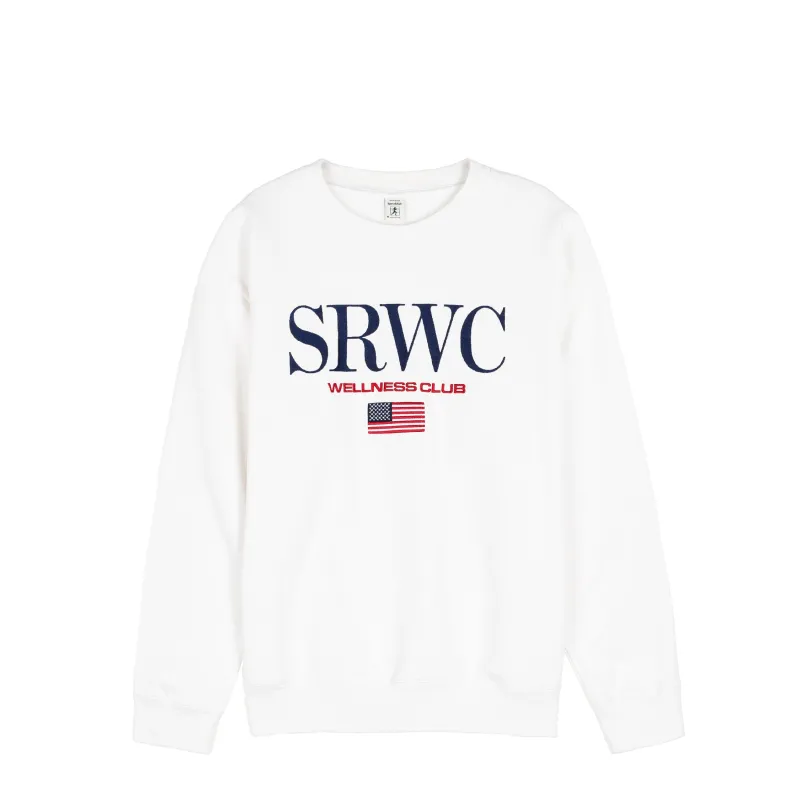 Sporty & Rich Nautical Embroidered Crewneck made by Sporty and Rich