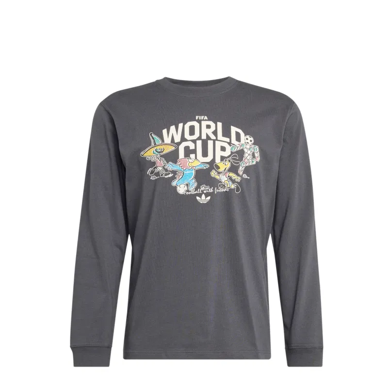 Adidas	FIFA World Cup 26™ Mascot Long Sleeve T-Shirt sold by Asphalt Gold