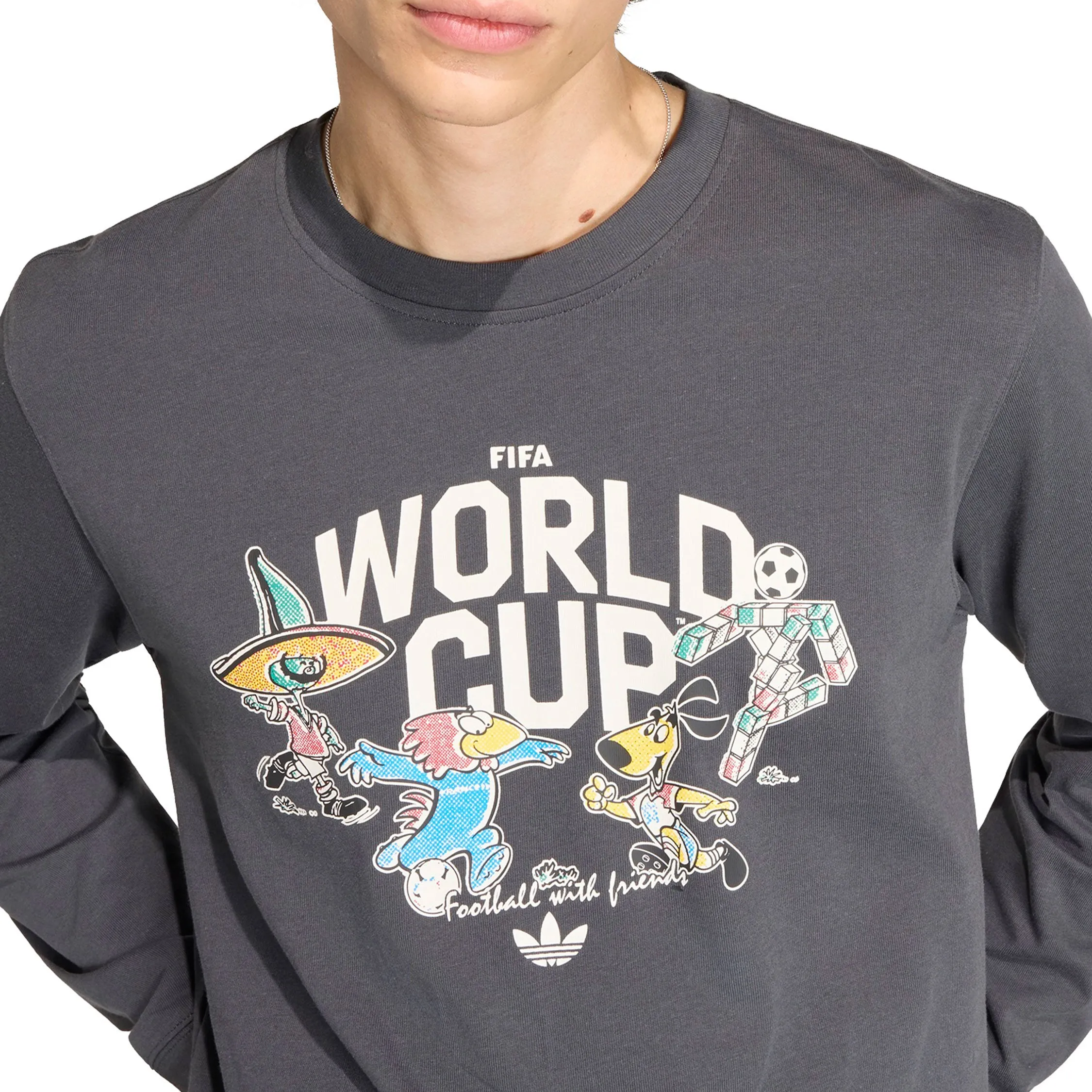 Adidas FIFA World Cup 26™ Mascot Long Sleeve T-Shirt sold by Asphalt Gold product image thumbnail 2