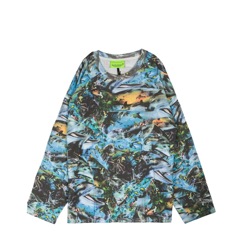 New Amsterdam Surf Association Dolphin Longsleeve made by Asphalt Gold