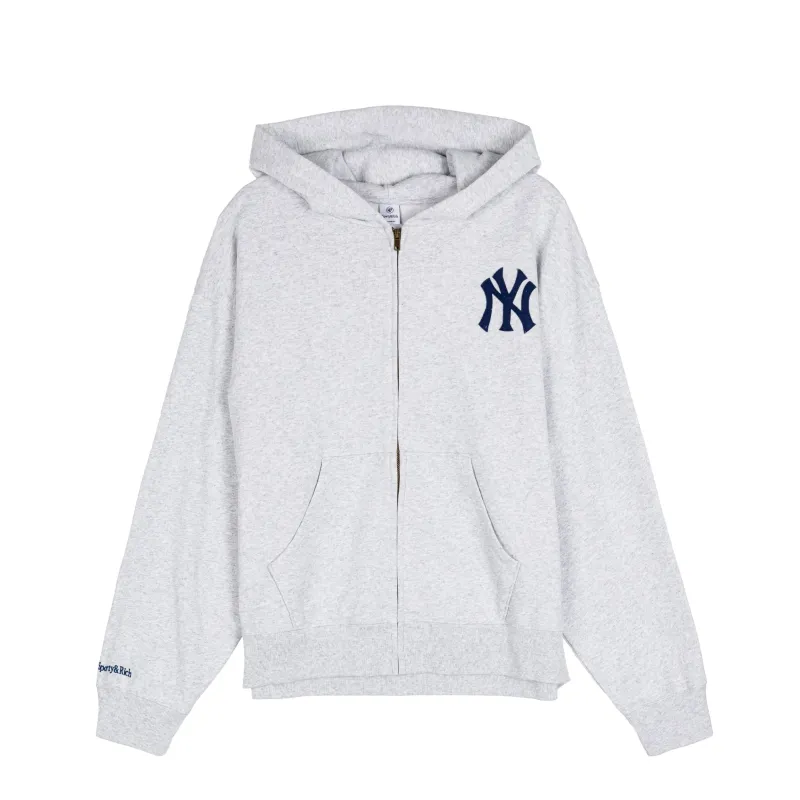 Sporty & Rich Heritage Yankees Serif Zip Hoodie made by Sporty and Rich