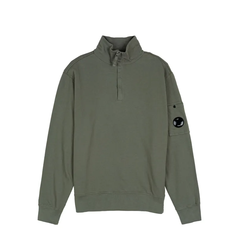 C.P. Company Light Fleece Half Zip Lens Sweatshirt sold by Asphalt Gold