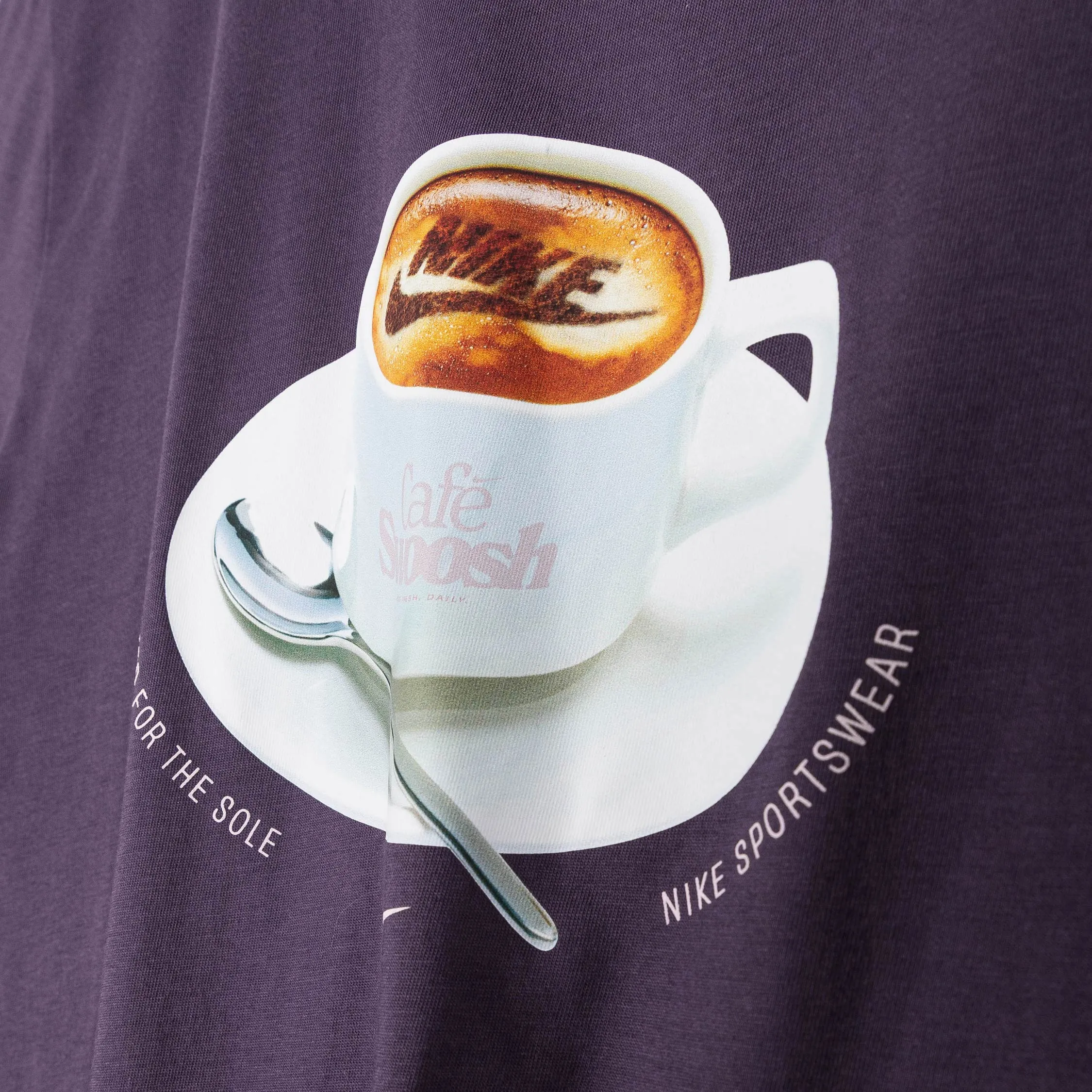 Nike Cafe Swoosh Mug T-Shirt sold by Asphalt Gold product image thumbnail 4