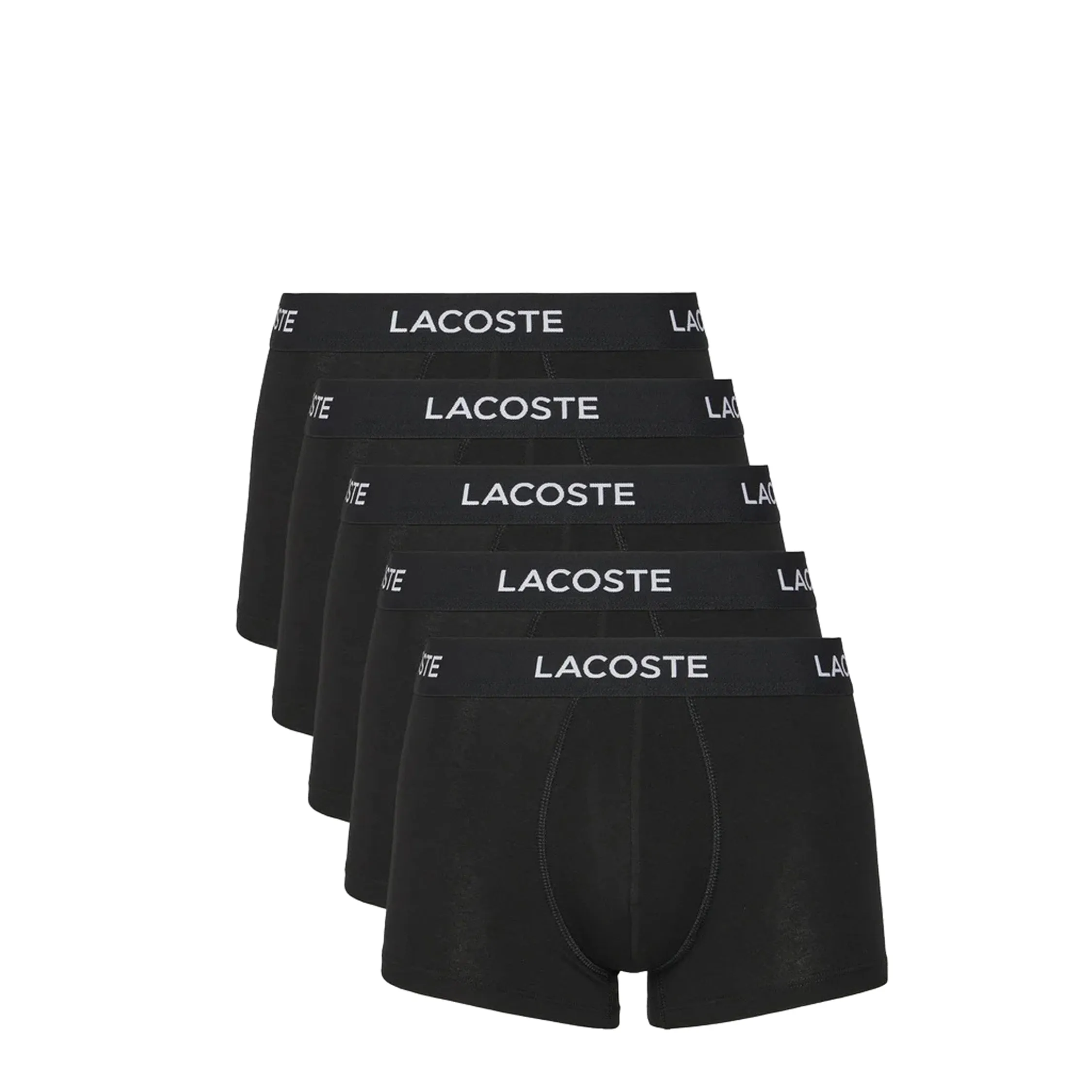 Lacoste 5-Pack Stretch Cotton Boxer Briefs sold by Asphalt Gold