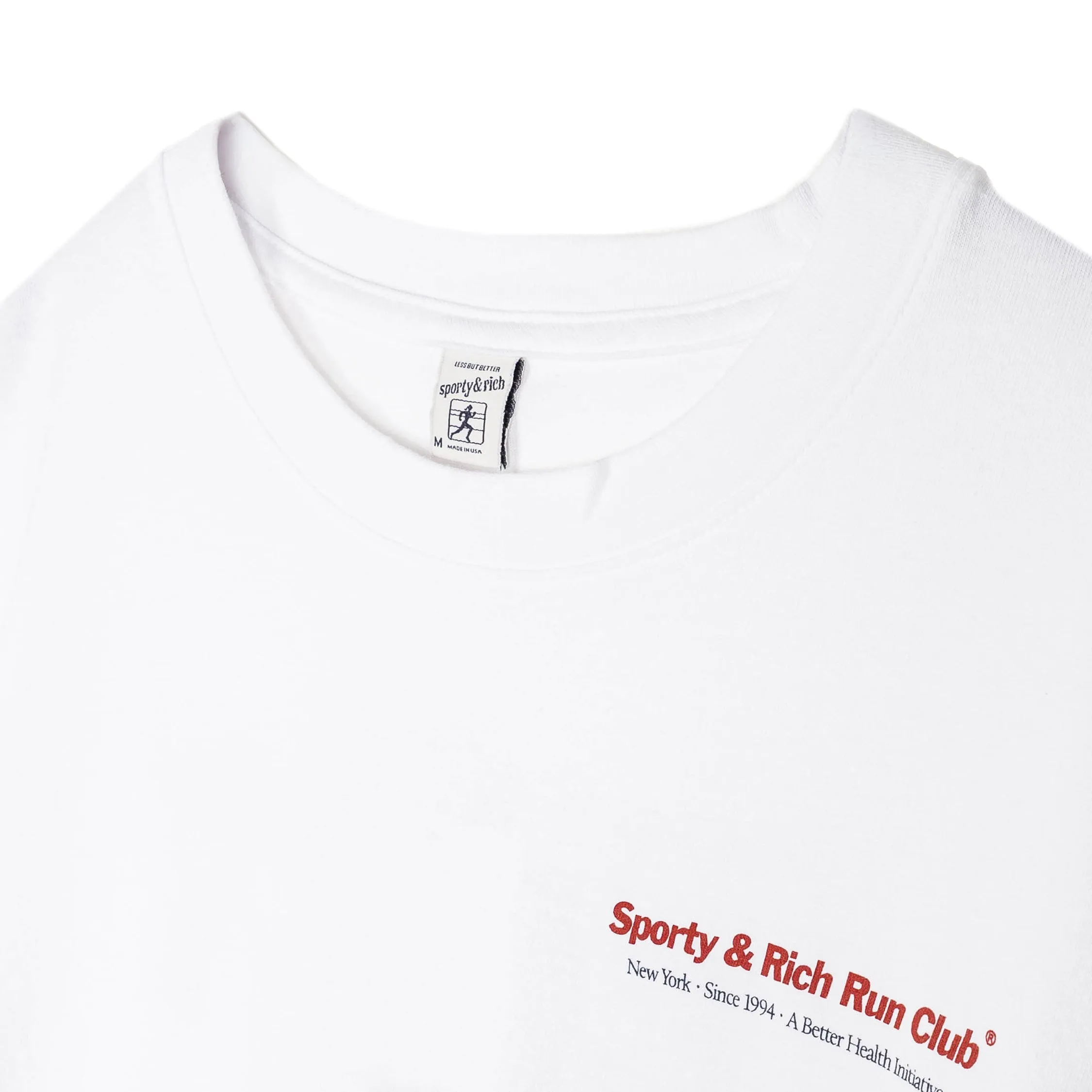 Sporty & Rich Run Club T-Shirt sold by Asphalt Gold product image thumbnail 3